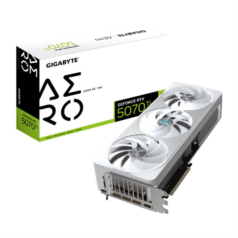 Placa de Video Gigabyte Geforce RTX 5070 TI Aero OC 16GB