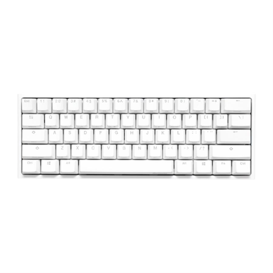 Teclado Gamer Ducky One 2 Mini RGB Cherry MX Brown PBT White