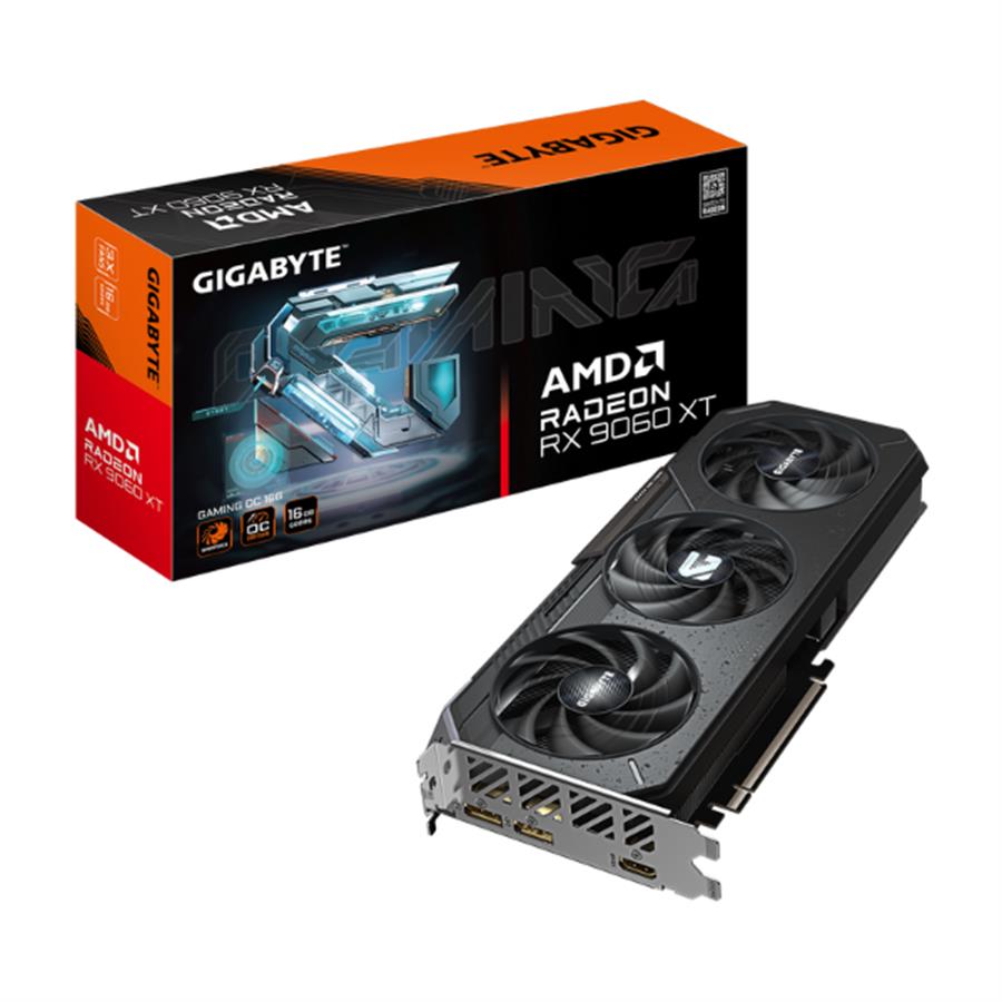 Placa de Video Gigabyte Radeon RX 9060 XT Gaming OC 16GB