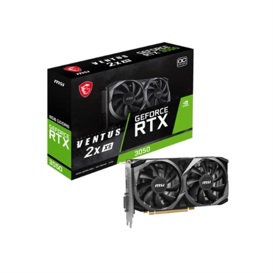 Placa de Video MSI GeForce RTX 3050 Ventus 2X XS 8GB OC