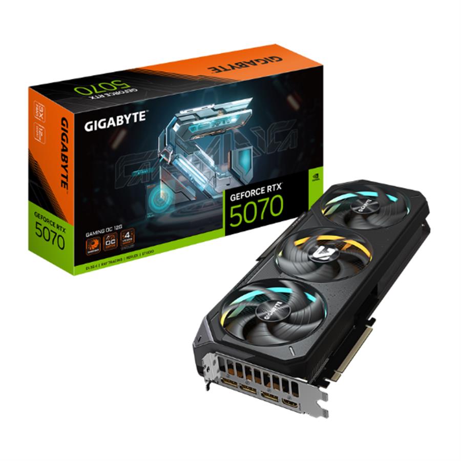 Placa de Video Gigabyte Geforce RTX 5070 Gaming OC 12GB