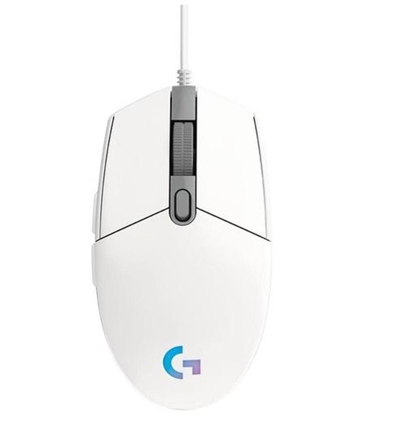 Mouse Gamer Logitech G203 Gaming Lightsync White