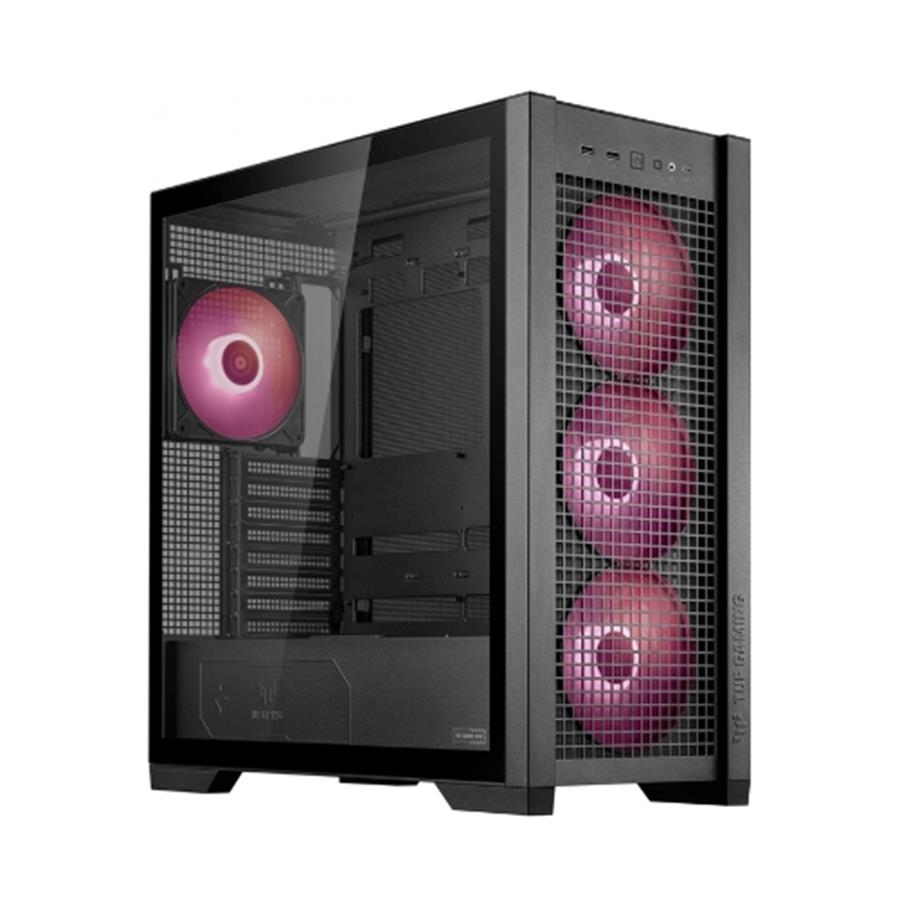 Gabinete Gamer ASUS GT302 TUF Gaming ARGB Black