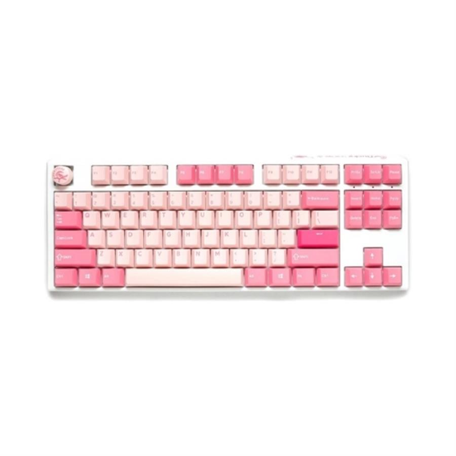 Teclado Mecánico Ducky One 3 Gossamer Pink TKL Hotswap PBT