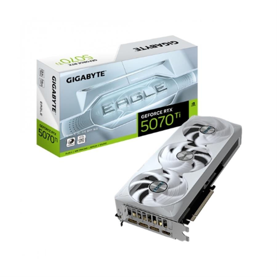 Placa de Video Gigabyte RTX 5070 TI Eagle OC ICE 16GB