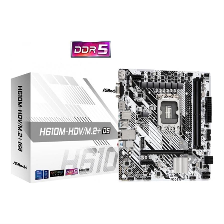 Motherboard ASRock (LGA1700) H610M-HDV/M.2+ DDR5