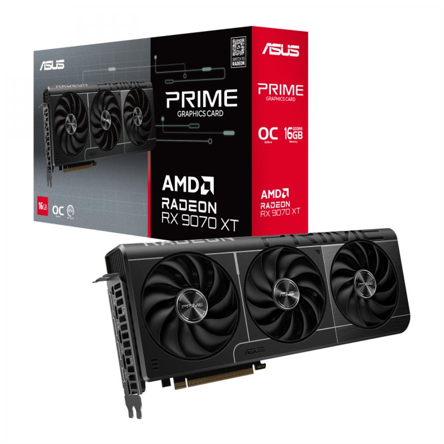 Placa de Video Asus Prime RX 9070 XT O 16GB