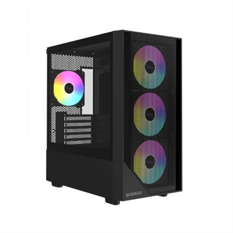 Gabinete Gamer Raidmax Meshian Series X609 MicroATX Black