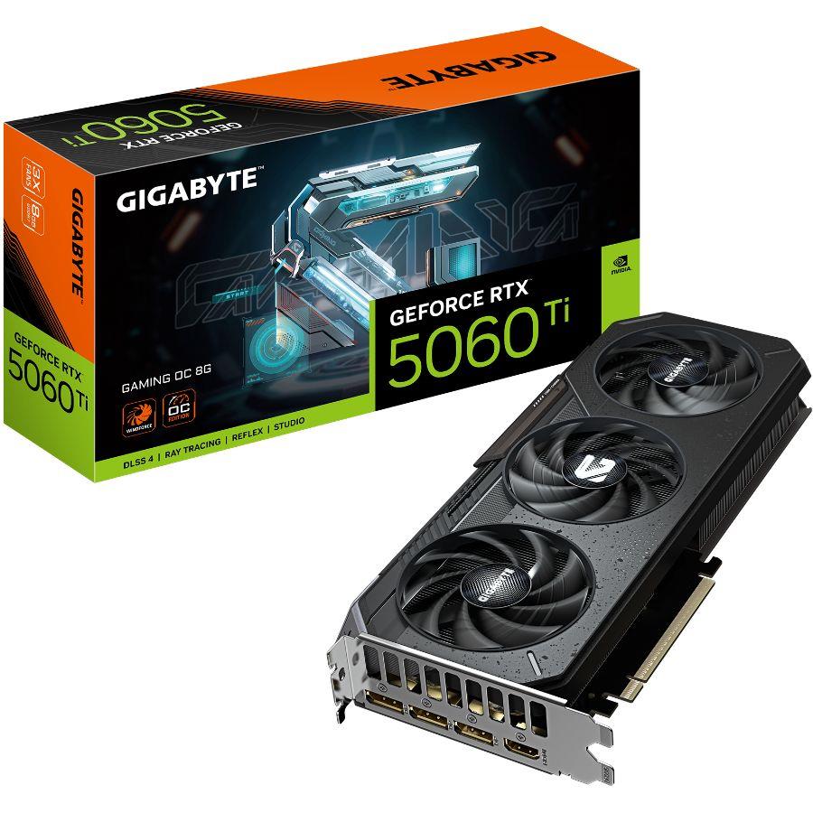 Placa de Video Gigabyte RTX 5060 TI Gaming 8GB