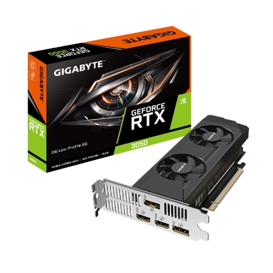 Placa de Video Gigabyte GeForce RTX 3050 D6 Low Profile 6GB