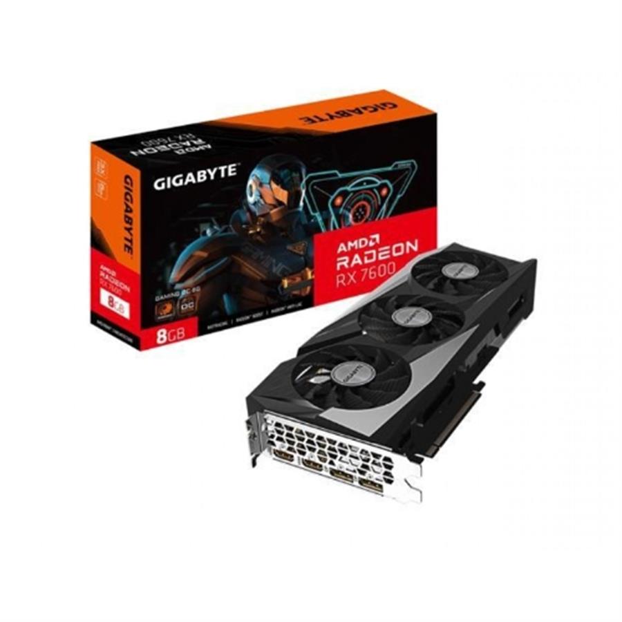 Placa de Video Gigabyte Radeon RX 7600 Gaming OC 8GB