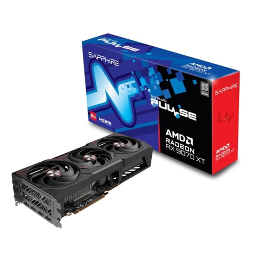 Placa de Video Sapphire Pulse Radeon RX 9070 XT 16GB