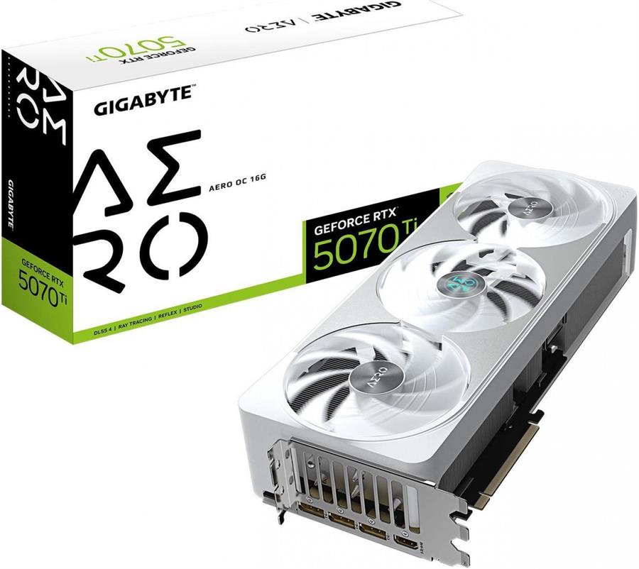 Placa de Video Gigabyte RTX 5070 TI Aero OC 16GB